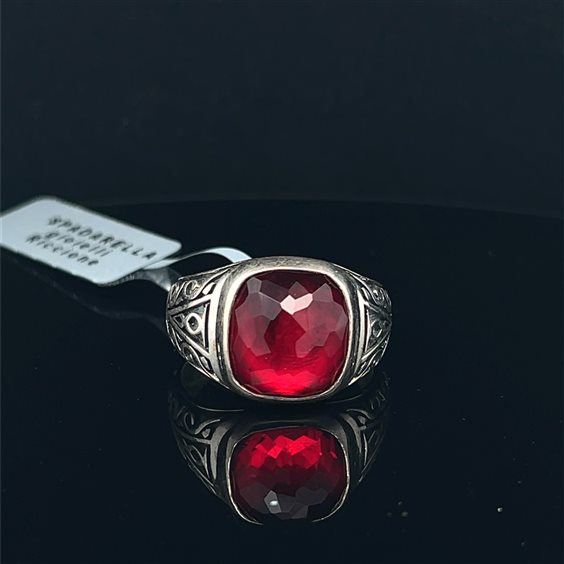 Oiritaly Anello Uomo Spadarella AN556 Argento